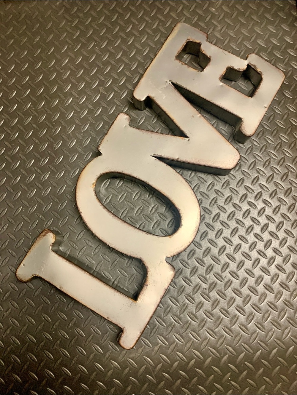 LOVE Metal Sign